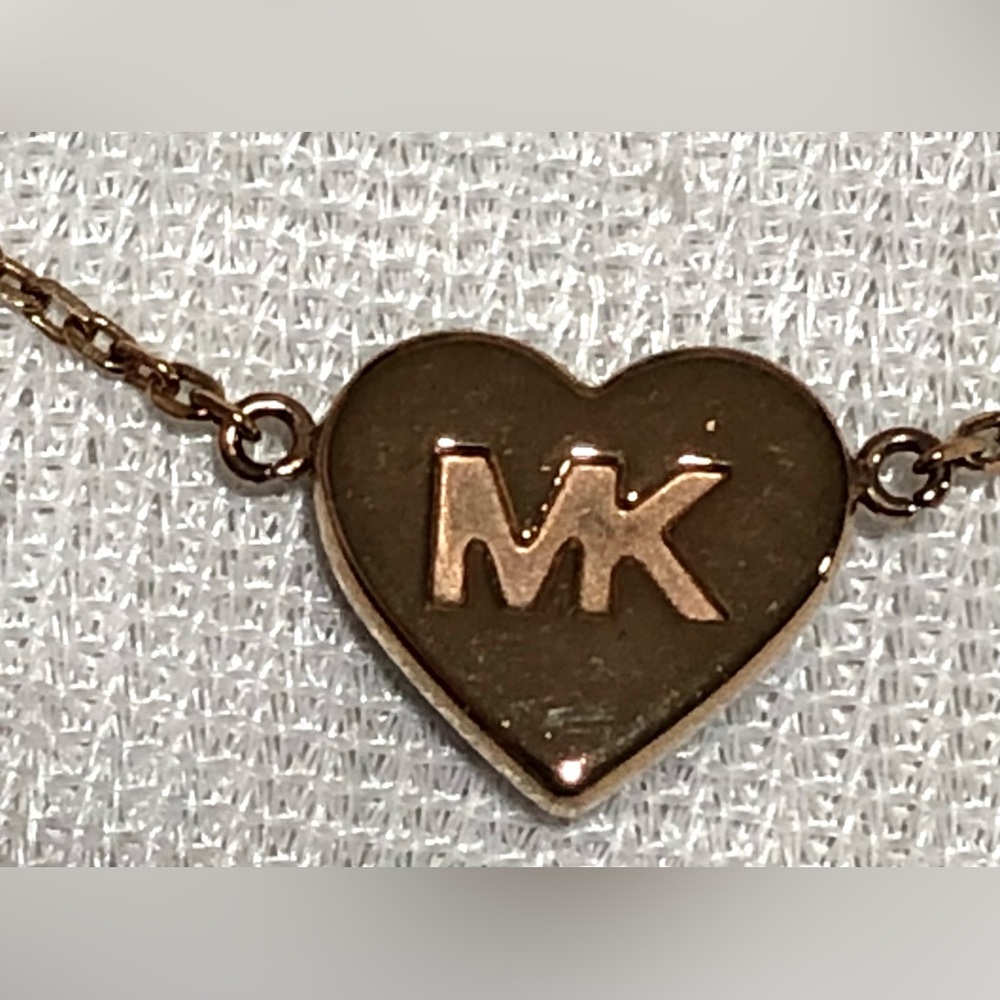 Michael Kors Rose Gold Heart Bracelet